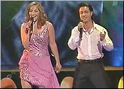 Participants from Malta - duet Julie and Ludwig on the Eurovision Song Contest 2004