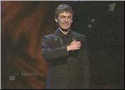 Participant from Croatia - singer Ivan Mikulich on the Eurovision Song Contest 2004