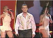 Participant from Spain - singer Ramon on the  Eurovision Song Contest 2004