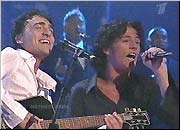 Participants from Netherlands - duet Re-Union on the Eurovision Song Contest 2004