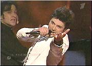 Participant from Macedonia - singer Tose Proeski on the Eurovision Song Contest 2004