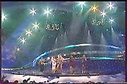  Performance of Esther Hart or Ester Hart from Netherlands on Stage of Skonto  - Hall at Eurovision Song Contest 2003