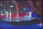  Performance of Olexander Ponomarev с Ukraine on Stage of Skonto  - Hall at Eurovision Song Contest 2003