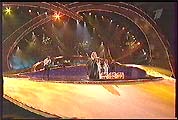 Performance of Mando from Greece on Stage of Skonto  - Hall at Eurovision Song Contest 2003