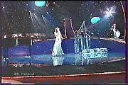  Performance of Ich Troje from Poland on Stage of Skonto  - Hall at Eurovision Song Contest 2003